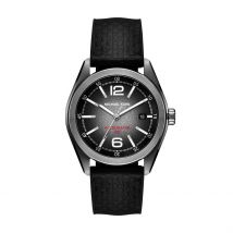 Montre Michael Kors Accelerator 2.0 Gris - Boîtier Gris - Cadran Gris - Bracelet Noir - Mécanisme en Quartz - Pour Homme - Histoire d'Or