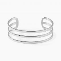 Bracelet Jonc Adel Acier Blanc - Pour Femme - Histoire d'Or