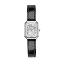 Montre Herbelin Octogone Argenté - Boîtier Argenté - Cadran Argenté - Bracelet Noir - Mécanisme en Quartz - Pour Femme - Histoire d'Or