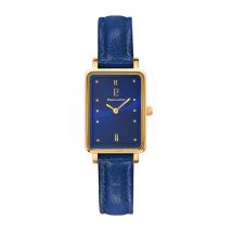 Montre Pierre Lannier Ariane Bleu - Boîtier Jaune - Cadran Bleu - Bracelet Bleu - Mécanisme en Quartz - Pour Femme - Histoire d'Or