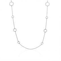 Collier Sautoir Paquito Argent Blanc - Pour Femme - Histoire d'Or