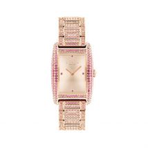 Montre Coach Reese Rose - Boîtier - Cadran Rose - Bracelet Rose - Mécanisme en Quartz - Pour Femme - Histoire d'Or