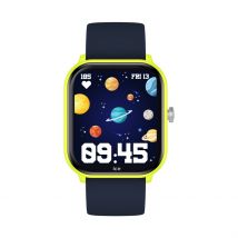 Montre Connectée Ice Watch Ice Smart Junior 2.0 - Boîtier Jaune - Cadran Noir - Bracelet Bleu - Mécanisme en Quartz - Pour Enfant - Histoire d'Or