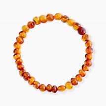 Bracelet Collins Ambre - Pour Femme - Pierre en Ambre de forme Baroque - Histoire d'Or