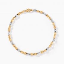 Bracelet Dami Or Bicolore - Pour Homme - Histoire d'Or