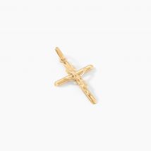Pendentif Damian Croix Or Jaune - Pour Unisex - Histoire d'Or