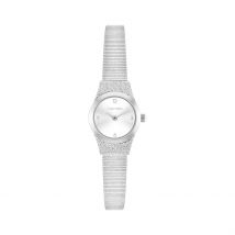 Montre Calvin Klein Ck Contemporary Argenté - Boîtier Argenté - Cadran Argenté - Bracelet Argenté - Mécanisme en Quartz - Pour Femme - Histoire d'Or