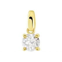 Pendentif Aphrodite Or Jaune Diamant - Pour Femme - Pierre en Diamant de forme Ronde - Histoire d'Or