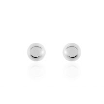 Boucles D'oreilles Puces Fidelia Boule Or Blanc - Pour Femme - Histoire d'Or