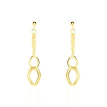 Boucles D'oreilles Pendantes Blinda Or Jaune - Pour Femme - Histoire d'Or
