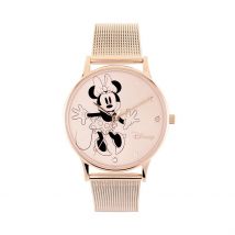 Montre Disney Doré Rose - Boîtier Rose - Cadran Rose - Bracelet Rose - Mécanisme en Quartz - Pour Femme - Histoire d'Or