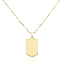 Collier Acier Doré Lorant - Pour Homme - Histoire d'Or