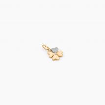 Pendentif Eudocie Coeur Trefle Or Jaune - Pour Famille - Histoire d'Or