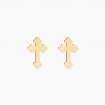 Boucles D'Oreilles Puces Lavonne Or Jaune - Pour Unisex - Histoire d'Or