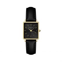 Montre Rosefield Boxy Xs Noir - Boîtier Jaune - Cadran Noir - Bracelet Noir - Mécanisme en Quartz - Pour Femme - Histoire d'Or