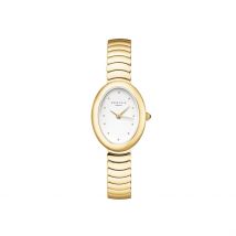 Montre Rosefield Ovale Blanc - Boîtier Doré - Cadran Blanc - Bracelet Doré - Mécanisme en Quartz - Pour Femme - Histoire d'Or