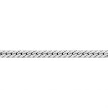 Collier Izel Maille Anglaise Or Blanc - Pour Femme - Histoire d'Or