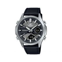 Montre Casio Edifice Gris - Boîtier Blanc - Cadran Gris - Bracelet Noir - Mécanisme en Quartz - Pour Homme - Histoire d'Or