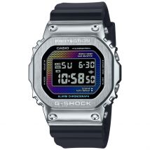 Montre Casio G-shock Multicolore - Boîtier Blanc - Cadran Multicolore - Bracelet Noir - Mécanisme en Quartz - Pour Homme - Histoire d'Or