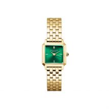 Montre Rosefield Boxelle Vert - Boîtier - Cadran Vert - Bracelet Doré - Mécanisme en Quartz - Pour Femme - Histoire d'Or