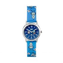 Montre Upp Tutti Roby Bleu - Boîtier Argenté - Cadran Bleu - Bracelet Bleu - Mécanisme en Quartz - Pour Enfant - Histoire d'Or
