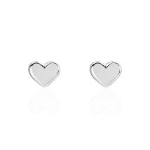 Boucles D'oreilles Puces Aricia Or Blanc - Pour Enfant - Histoire d'Or