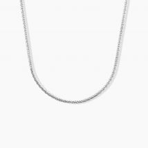 Collier Ivy Maille Haricot Or Blanc - Pour Femme - Histoire d'Or