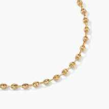 Collier Maille Dami Maille Grain De Cafe Or Jaune - Pour Homme - Histoire d'Or