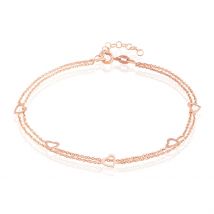 Chaîne De Cheville Daria Argent Rose - Pour Femme - Histoire d'Or