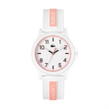 Montre Lacoste Teen/rider Blanc - Boîtier Blanc - Cadran Blanc - Bracelet Blanc - Mécanisme en Quartz - Pour Enfant - Histoire d'Or