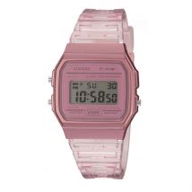 Montre Casio Collection Vintage Edgy Rose - Boîtier Rose - Cadran Rose - Bracelet Rose - Mécanisme en Quartz - Pour Femme - Histoire d'Or