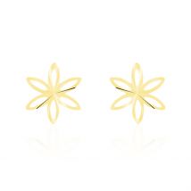 Boucles D'oreilles Puces Philine Fleur Or Jaune - Pour Femme - Histoire d'Or