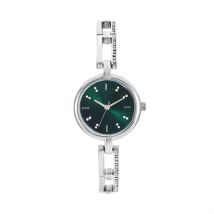 Montre Codhor Andrea Vert - Boîtier Blanc - Cadran Vert - Bracelet Argenté - Mécanisme en Quartz - Pour Femme - Histoire d'Or