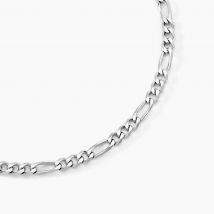 Collier Vivian Argent Blanc - Pour Homme - Histoire d'Or