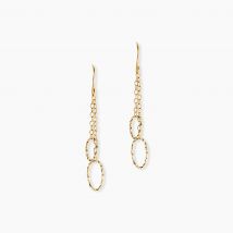Boucles D'Oreilles Pendantes Ovidiu Or Jaune - Pour Femme - Histoire d'Or