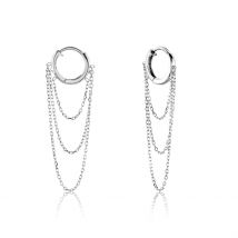Créoles Argent Blanc Nissa - Pour Femme - Histoire d'Or