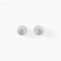Boucles D'oreilles Puces Ayana Argent Blanc - Pour Femme - Histoire d'Or