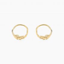 Boucles D'oreilles Puces Leafora Or Jaune - Pour Femme - Histoire d'Or