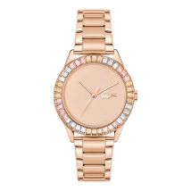 Montre Lacoste Ladycroc Rose - Boîtier Rose - Cadran Rose - Bracelet Rose - Mécanisme en Quartz - Pour Femme - Histoire d'Or