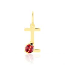 Pendentif Helidie Coccinelle Lettre Or Jaune - Pour Enfant - Histoire d'Or
