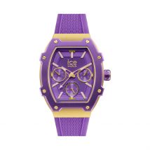 Montre Ice Watch Boliday Violet - Boîtier Jaune - Cadran Violet - Bracelet Violet - Mécanisme en Quartz - Pour Femme - Histoire d'Or