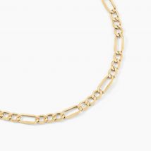 Collier Or Jaune Maille Alternée - Pour Homme - Histoire d'Or