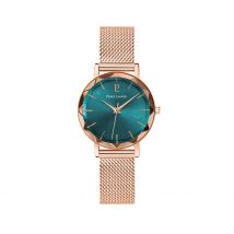 Montre Pierre Lannier Multiples Vert - Boîtier Rose - Cadran Vert - Bracelet Rose - Mécanisme en Quartz - Pour Femme - Histoire d'Or