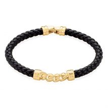 Bracelet Mani Plaque Or Doré - Pour Homme - Histoire d'Or