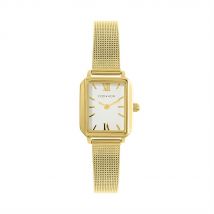Montre Codhor Eleonia Blanc - Boîtier Jaune - Cadran Blanc - Bracelet Doré - Mécanisme en Quartz - Pour Femme - Histoire d'Or