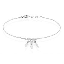 Bracelet Argent Blanc Sebastina - Pour Femme - Histoire d'Or