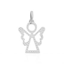 Pendentif Estrellita Ange Or Blanc - Pour Femme - Histoire d'Or