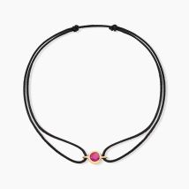 Bracelet Tere Or Jaune Rubis - Pour Femme - Pierre en Rubis de forme Ronde - Motif Cercle - Histoire d'Or