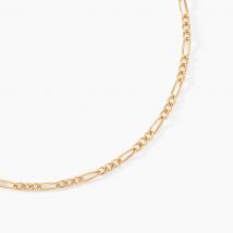 Chaîne Cameo Maille Alternee 1/3 Or Jaune - Pour Femme - Histoire d'Or