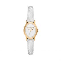 Montre Michael Kors Maude Blanc - Boîtier Doré - Cadran Blanc - Bracelet Blanc - Mécanisme en Quartz - Pour Femme - Histoire d'Or